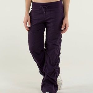 Lululemon Dance Studio Pant III Deep Zinfandel 8